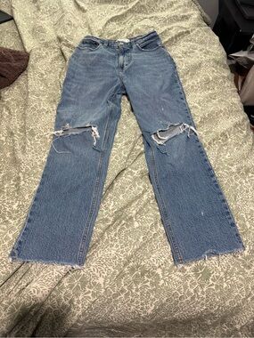 Abercrombie 90s Straight Ultra High Rise Jeans